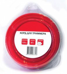 Леска для триммеров (3.0 мм, 67 м, сечение звезда)