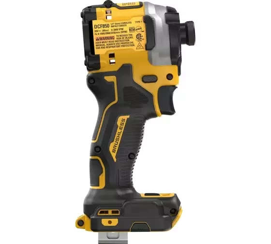 Аккумуляторный импакт шуруповерт 20V, 206 Нм, DEWALT DCF850N-A9 (без АКБ и ЗУ)