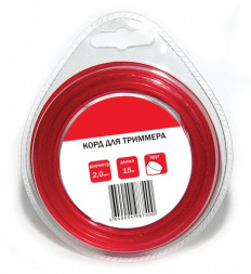 Леска для триммеров (2.0 мм, 15 м, сечение круг)