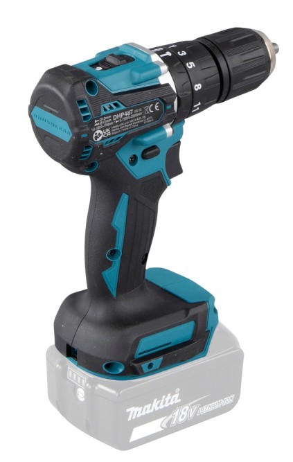Ударная аккумуляторная дрель-шуруповерт Makita DHP 487 Z (DHP487Z)
