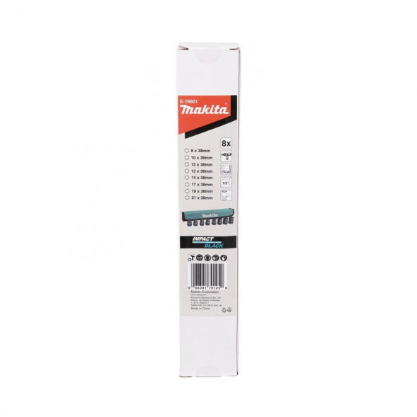 Набор ударных торцевых головок Makita 1/2, 8 шт Makita E-16601