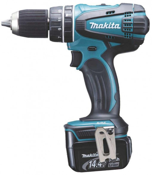 Аккумуляторная ударная дрель-шуруповёрт Makita BHP446RFE