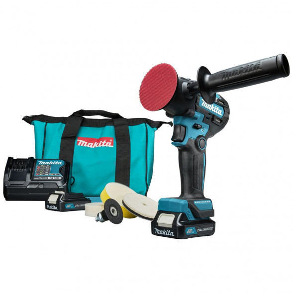 Полировально-шлифовальная машина CXT Makita PV301DSAE (12В, 2*2Ач)