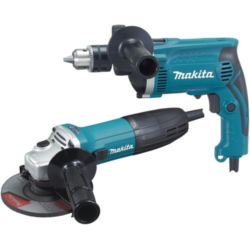 Набор инструмента DK0123 (дрель уд. HP1630+УШМ GA5030)