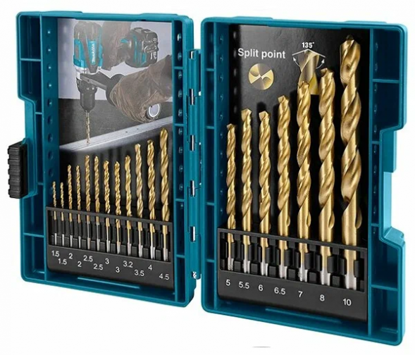 Набор сверл по металлу Makita D-67527