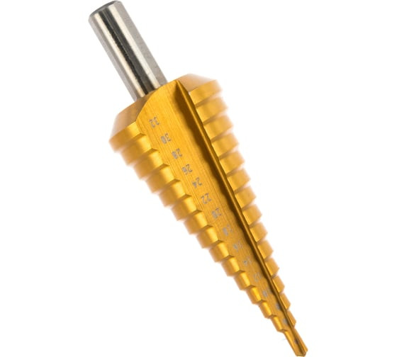 Сверло ступенчатое HSS-TiN с прямым желобком, 4-32x102, 6 мм (Makita D-40135)