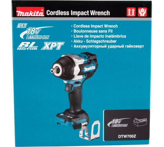 Аккумуляторный ударный гайковерт Makita DTW700RF1J (1 х 3Ач,  ЗУ)