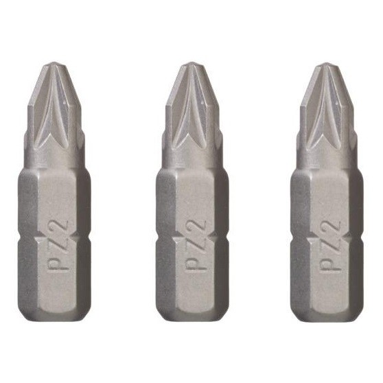 Биты Makita PZ2, 25 мм, C-form, 3 шт (B-23494)