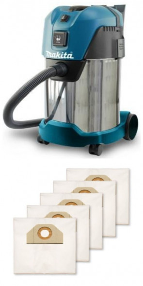 Промышленный пылесос Makita VC3011LX5 + 5 мешков