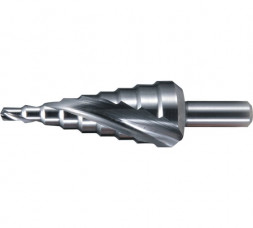 Сверло ступенчатое HSS с спиральным желобком, 4-20x75, 1/4&quot; (Makita D-40157)
