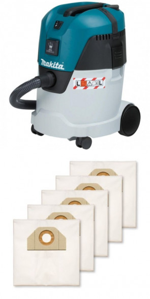 Пылесос Makita VC2512LX5 + 5 мешков
