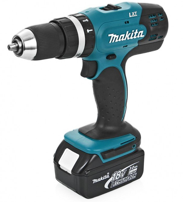 Аккумуляторная ударная дрель Makita DHP453RFE