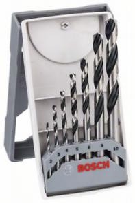 2.608.577.347 Набор из 7 сверл по металлу Bosch HSS PointTeQ