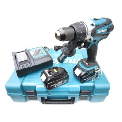 Аккумуляторная ударная дрель-шуруповерт Makita DHP458RFE