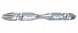 Торсионные биты 65мм,  PH2, Makita A-49563 (упаковка 3шт)