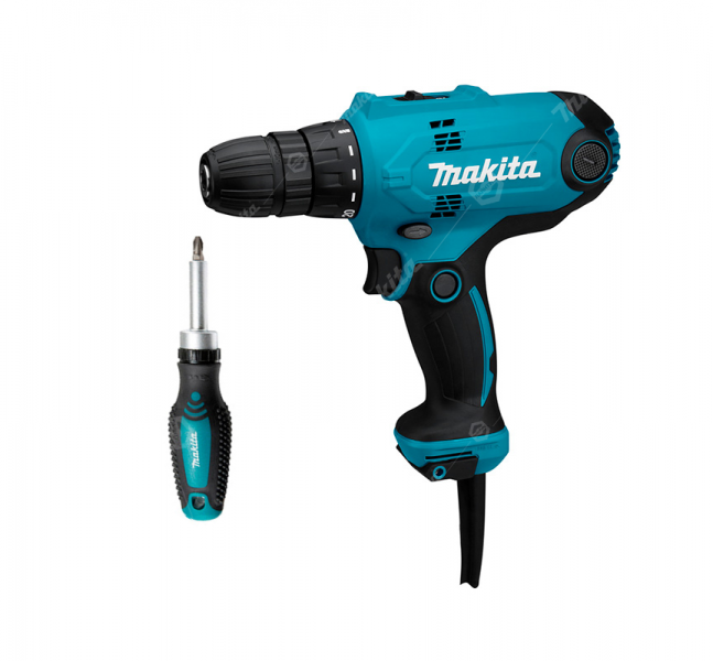 Дрель-шуруповёрт Makita DF0300X1 сетевая 