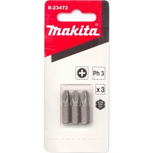 Биты Makita PH3 25мм 3шт (B-23472)