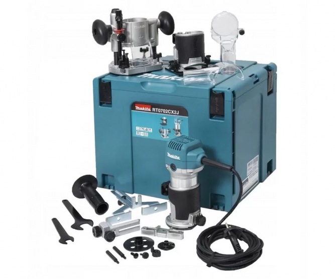 Кромочный фрезер Makita RT0702CX2J