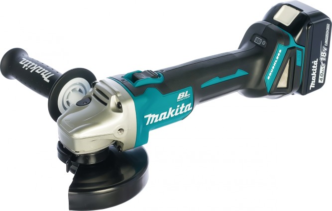 Аккумуляторная болгарка (УШМ) Makita DGA504RF (125мм, 18В, 1*АКБ 3А·ч)