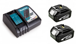 Набор 2 аккумулятора Makita BL 1860B 6 Ач и Зарядное устройство DC 18 (19RC60-2)