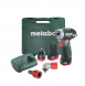 Аккумуляторная дрель-шуруповерт Metabo PowerMaxx BS Quick, 3 насадки, 2х2Ач (618137310)