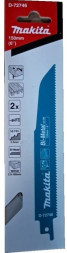 Пильное полотно по дереву с гвоздями Makita 150x1,25x10TPI, 2 шт (D-72746)