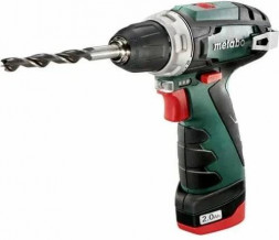 Аккумуляторная дрель-шуруповерт Metabo PowerMaxx BS Quick, съемный патрон (618140310)