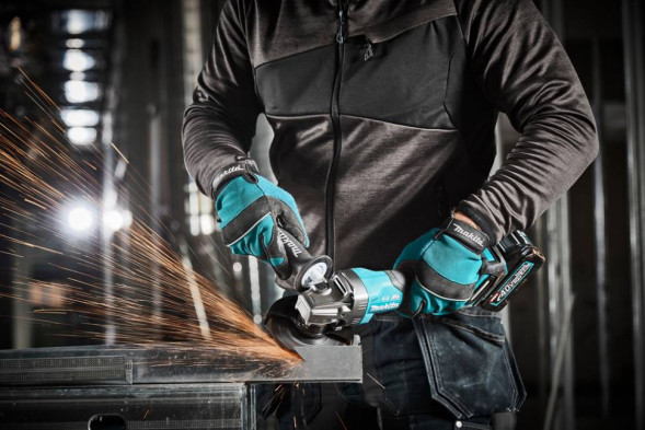 Аккумуляторная болгарка (УШМ) Makita GA013GM201 (125мм, 40В, 2*АКБ 4А·ч)