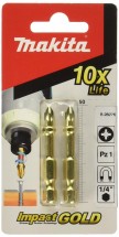 Биты Makita Impact Gold PZ1 50мм 2шт (B-28276)