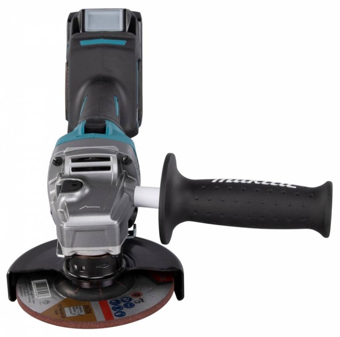Аккумуляторная болгарка (УШМ) Makita GA005GM201 (125мм, 40В, 2*АКБ 4А·ч)