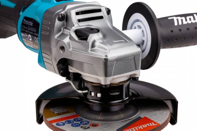Аккумуляторная болгарка (УШМ) Makita GA005GM201 (125мм, 40В, 2*АКБ 4А·ч)
