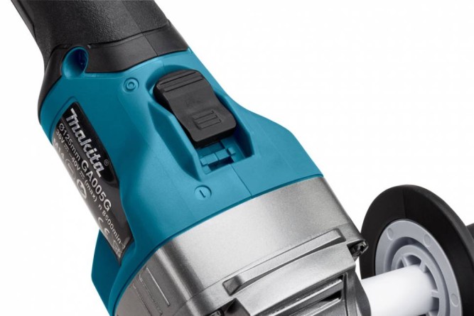 Аккумуляторная болгарка (УШМ) Makita GA005GM201 (125мм, 40В, 2*АКБ 4А·ч)