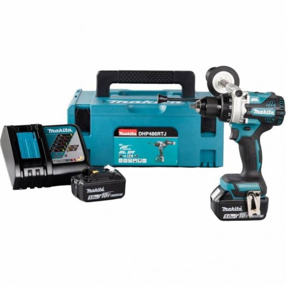 Аккумуляторная ударная дрель-шуруповерт Makita DHP486RTJ ( DHP 486 RTJ )
