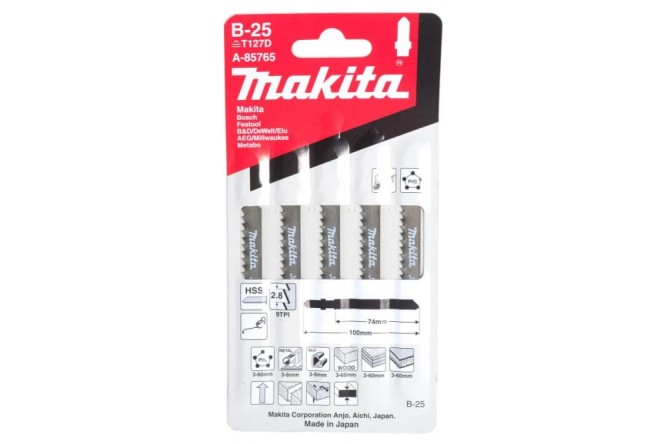 Пилки для лобзика Makita B-25 A-85765