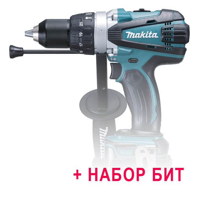 Аккумуляторная дрель-шуруповерт Makita DHP448RFE