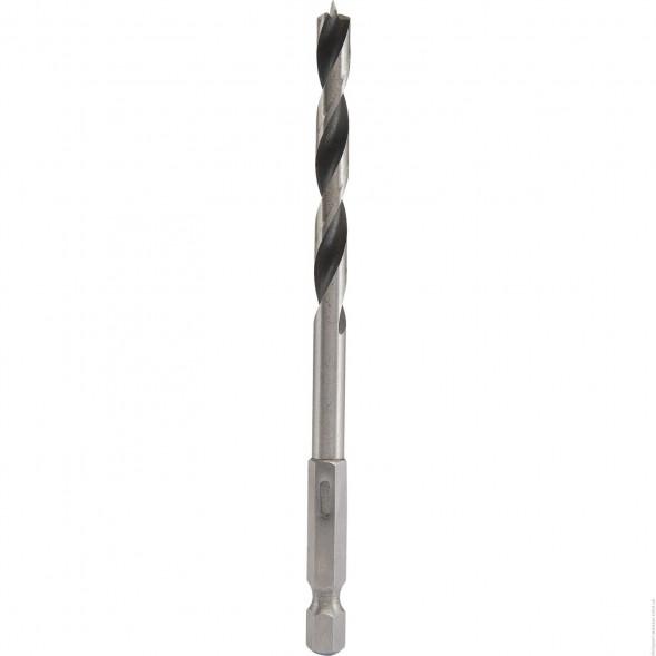 D-15883, Сверло для дерева, 5х103мм,1шт,хв-6-ти гранник