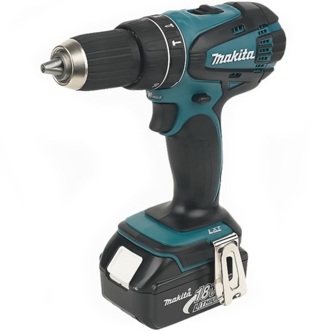 Аккумуляторная ударная дрель-шуруповерт Makita DHP 456 RFE 3 (DHP456RFE3)