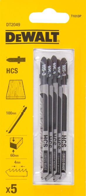 Пилки для лобзика DeWALT DT 2049