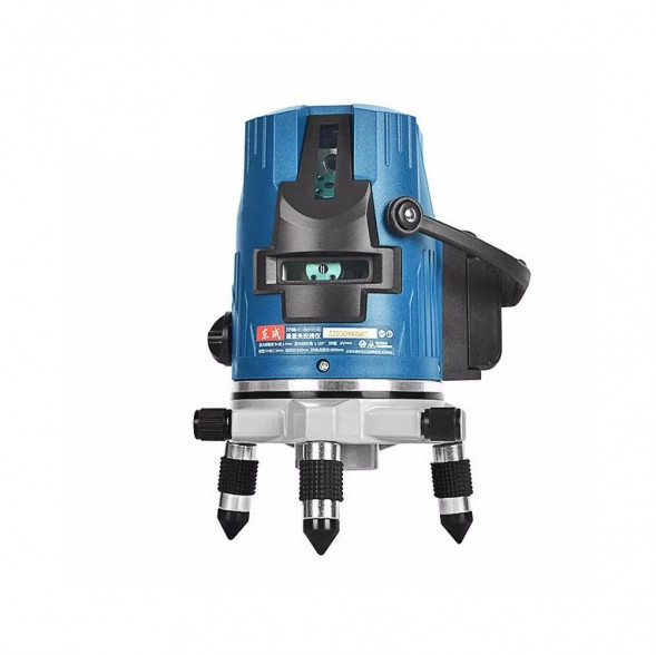 Лазерный уровень DongCheng DFF09-41 4V+1H+1O, зеленый, АКБ 4Ач, кейс